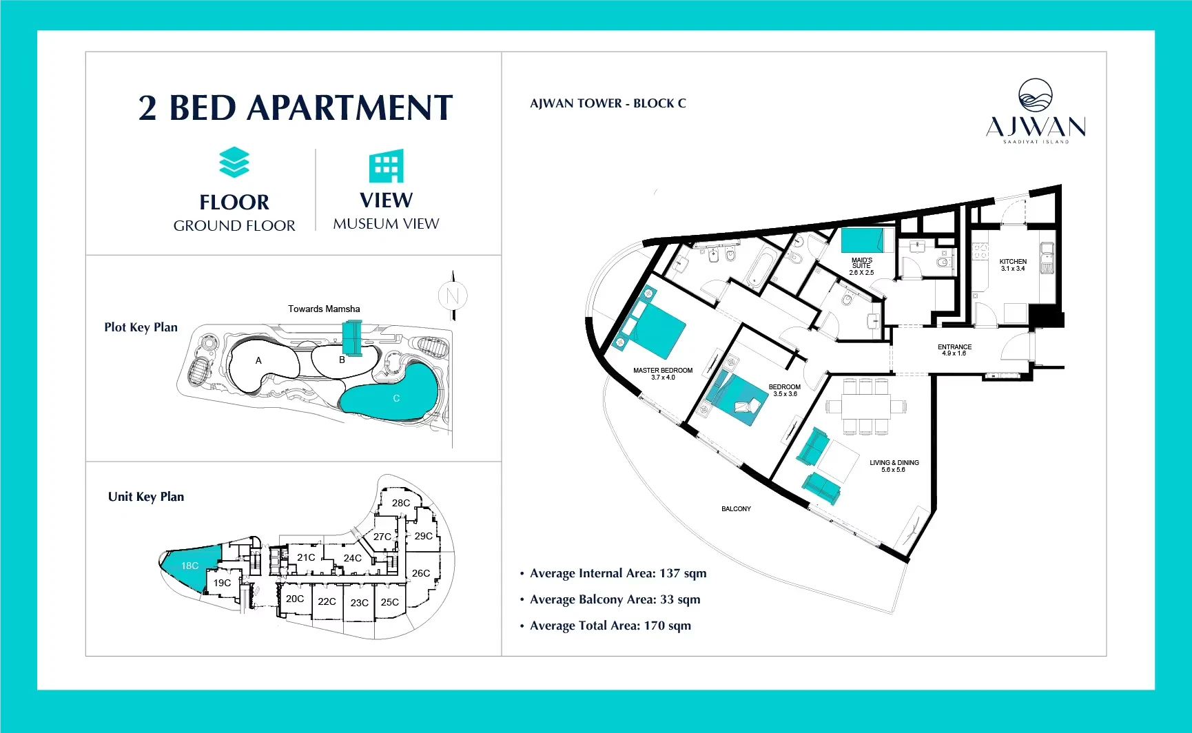 Ajwan Towers: published floor plan 6