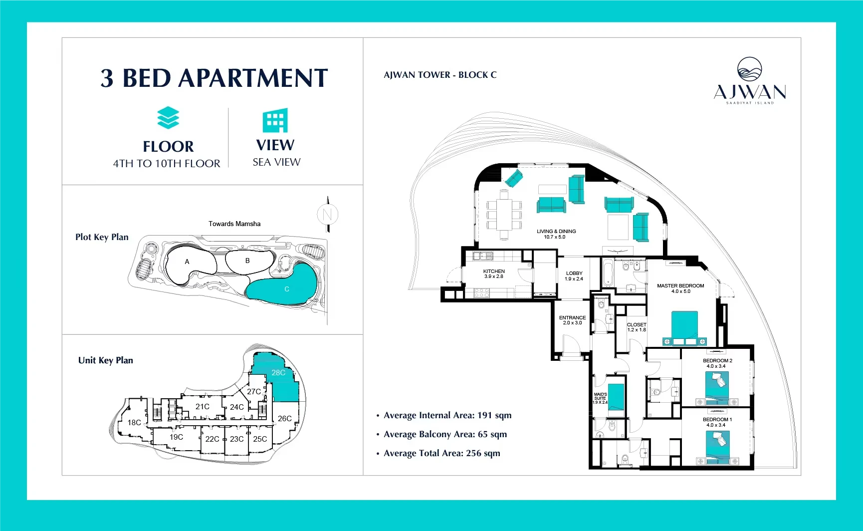 Ajwan Towers: published floor plan 11