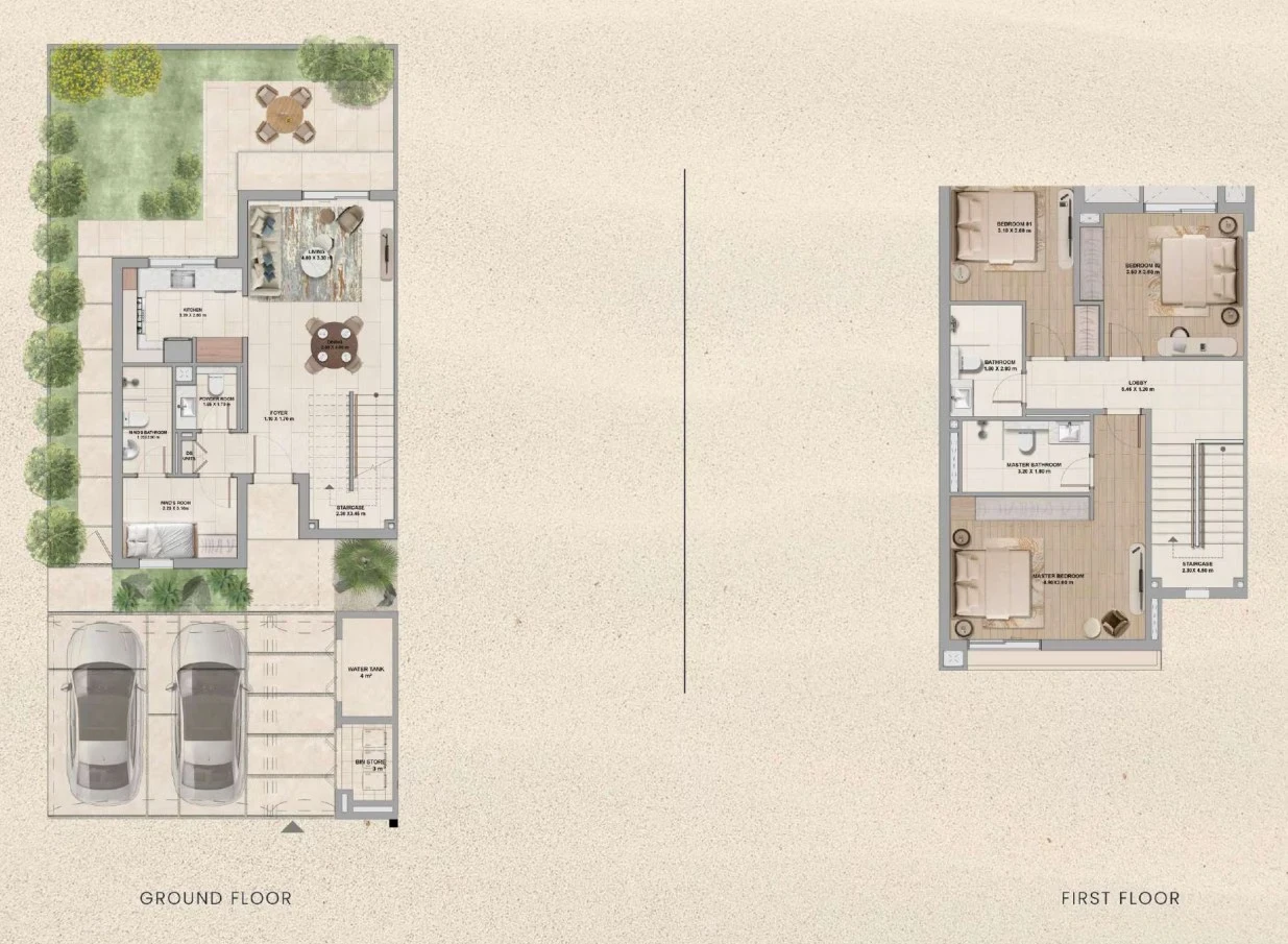 Al Ghadeer Gardens New Release: published floor plan 2