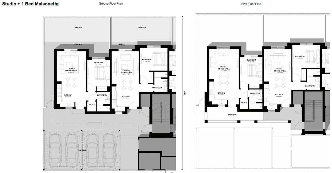 Al Ghadeer: published floor plan 1
