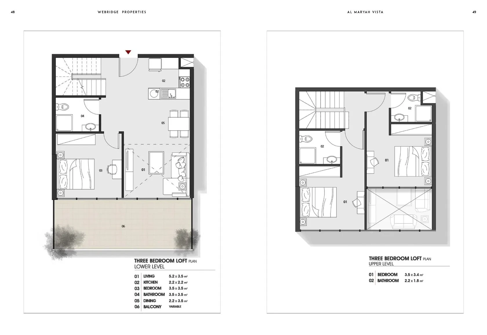 Al Maryah Vista: published floor plan 1