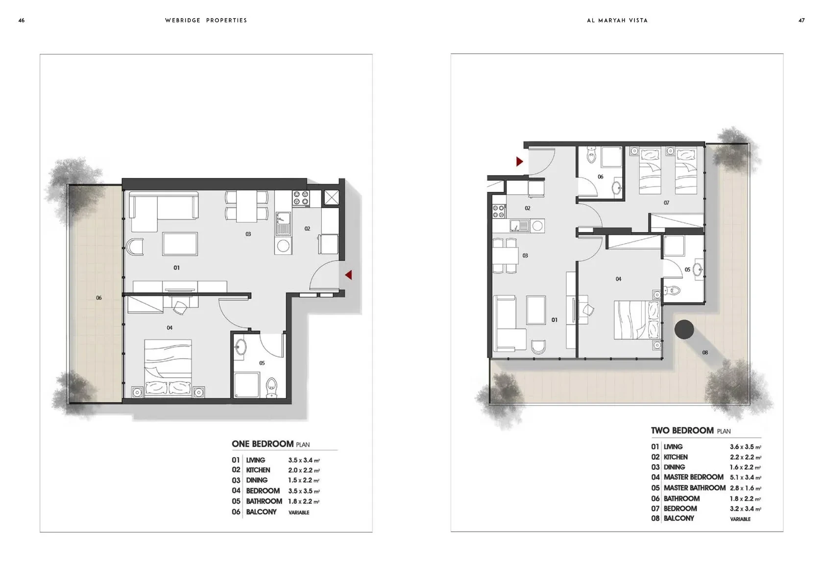 Al Maryah Vista: published floor plan 3