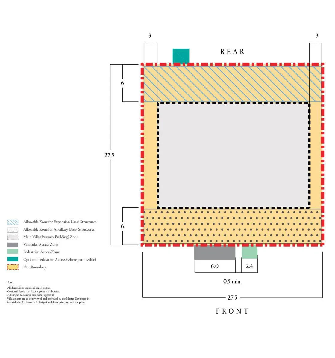 AlJurf Land Plots for Sale: published floor plan 1