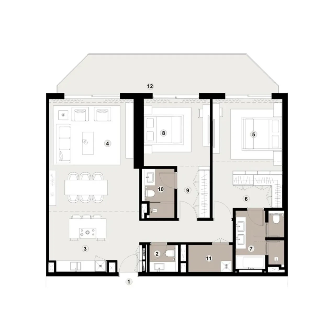Bashayer: published floor plan 2