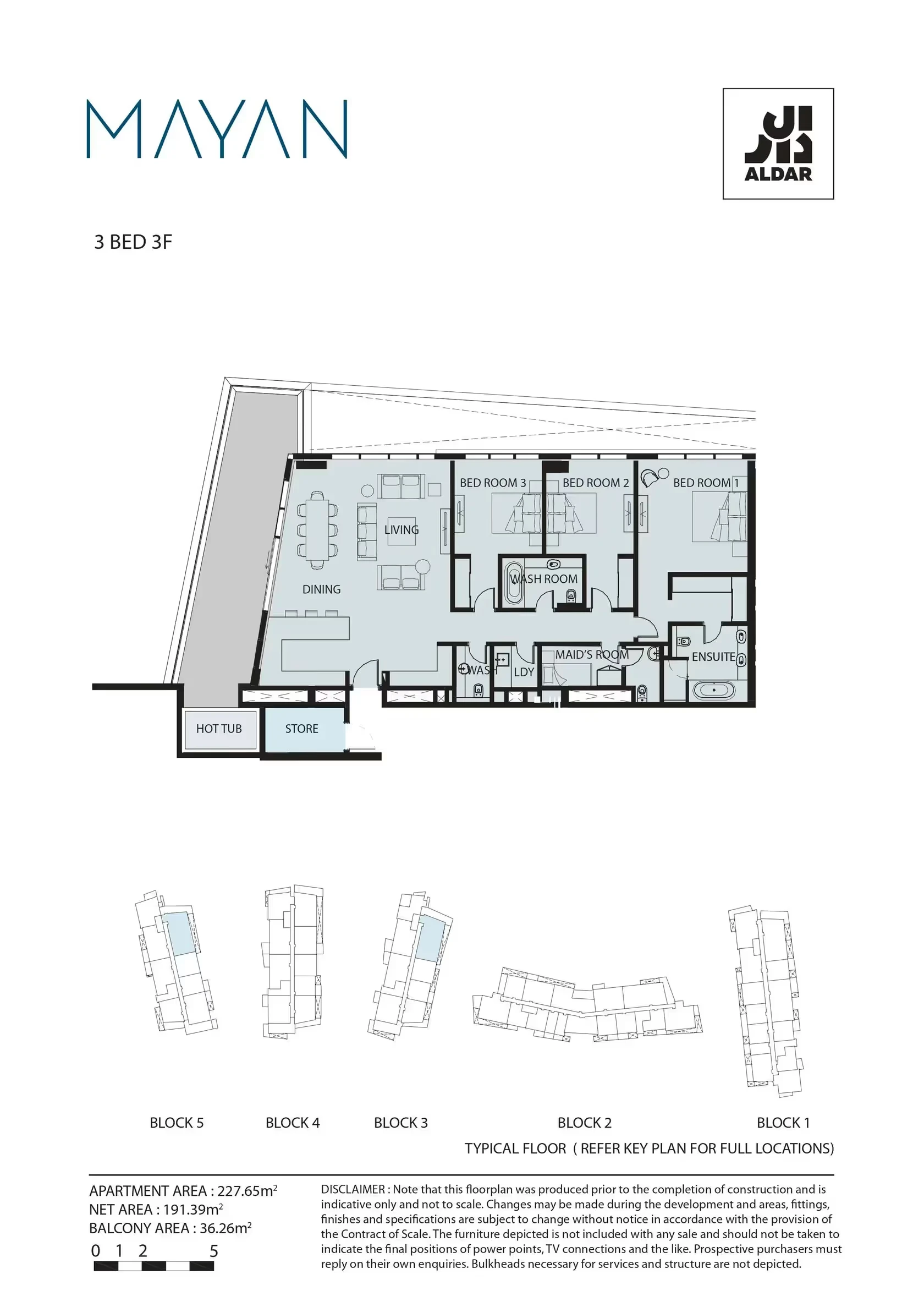 Mayan Building 3: published floor plan 16