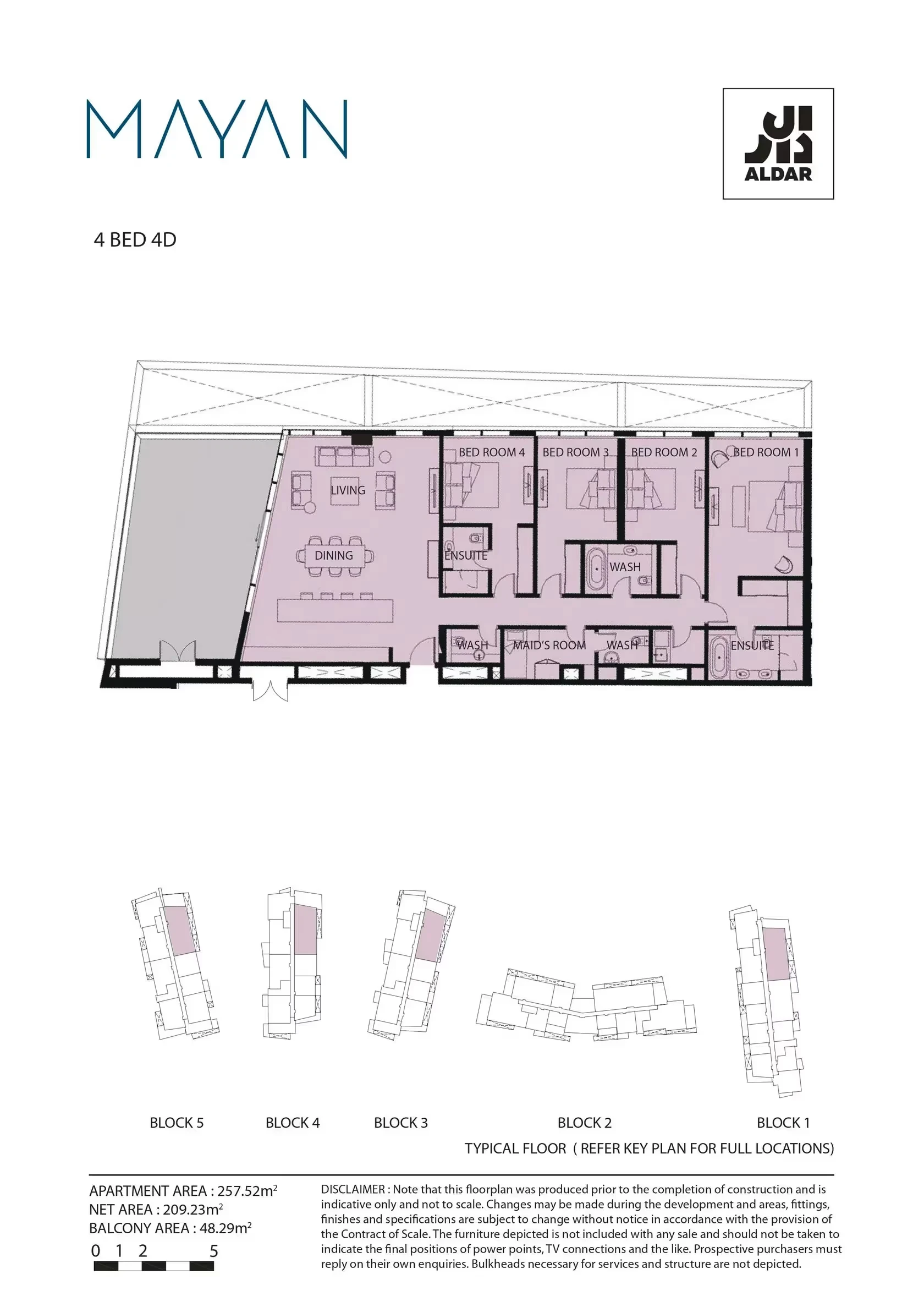 Mayan Building 3: published floor plan 19