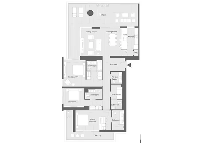 Canal by M: published floor plan 2
