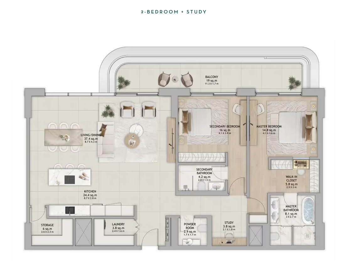 Fahid Beach Residences: published floor plan 3