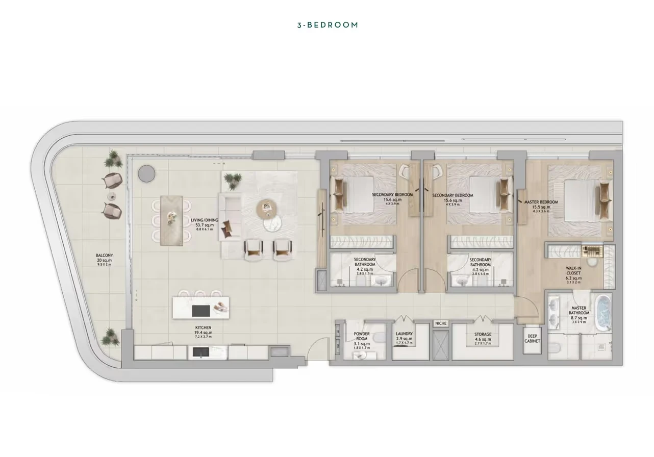 Fahid Beach Residences: published floor plan 4