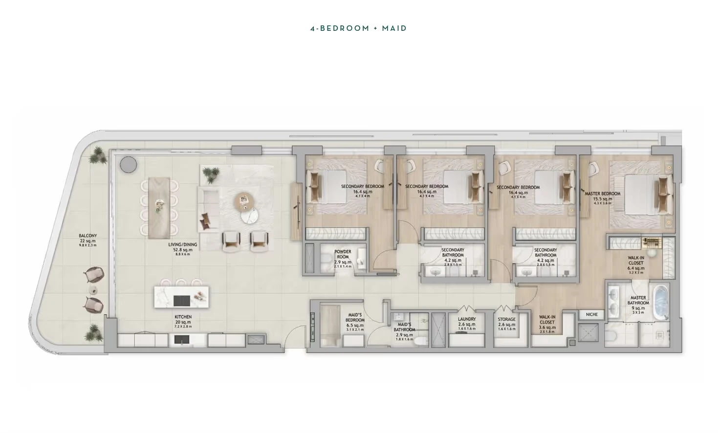 Fahid Beach Residences: published floor plan 5
