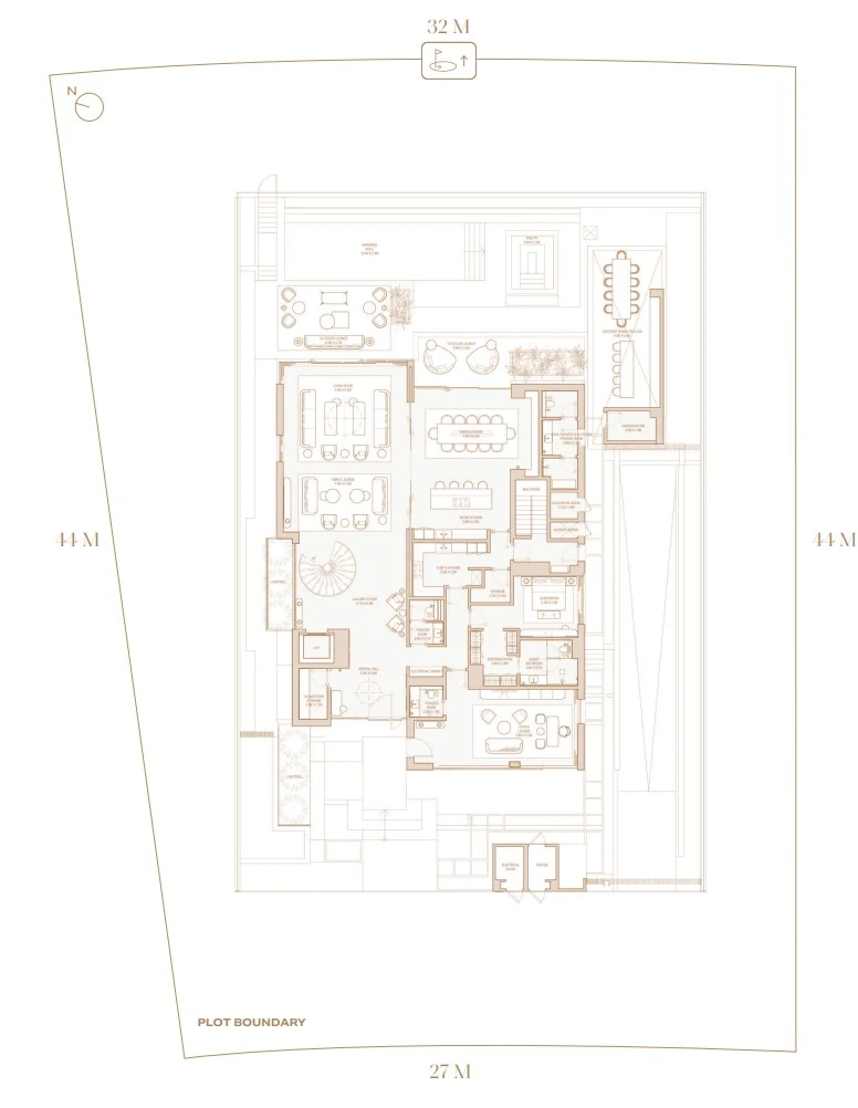 Four Seasons Private Residences Abu Dhabi at Saadiyat Beach: published floor plan 1