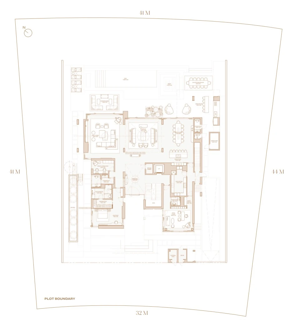 Four Seasons Private Residences Abu Dhabi at Saadiyat Beach: published floor plan 2
