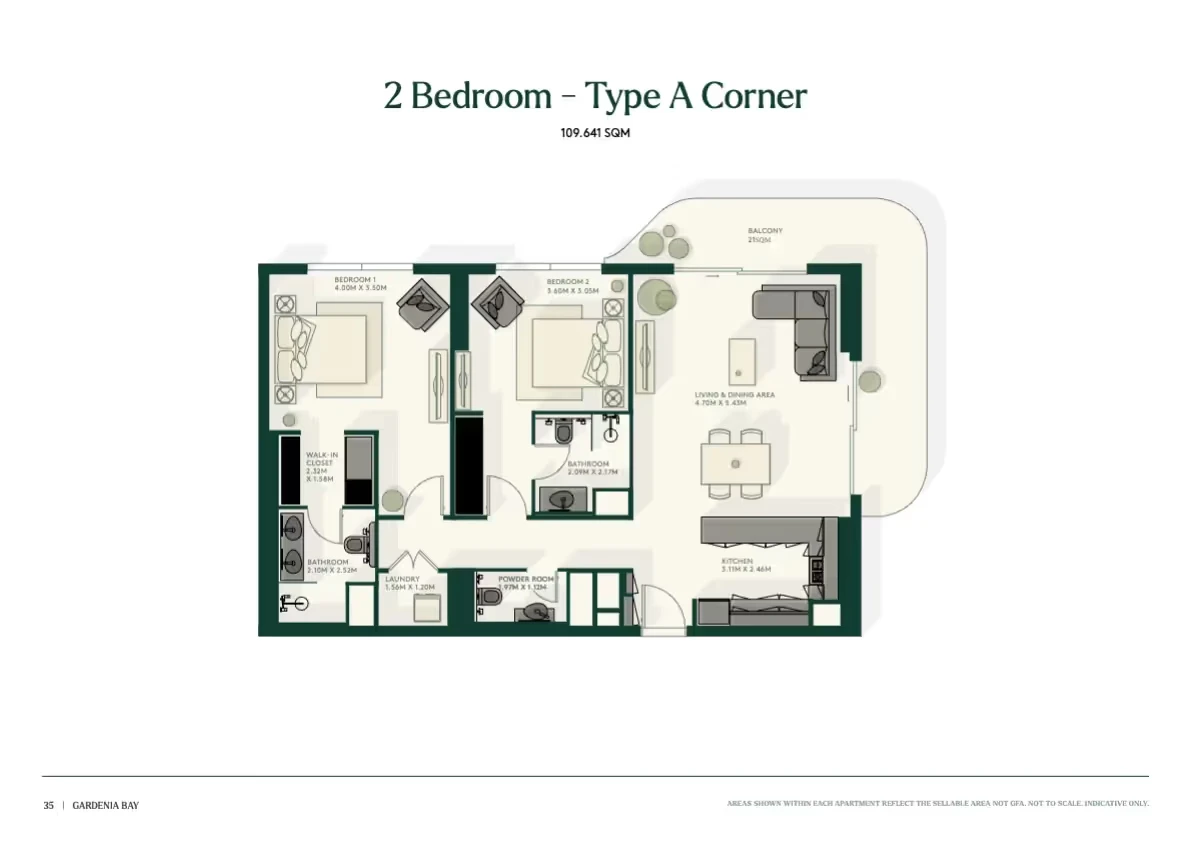 Gardenia Bay: published floor plan 3