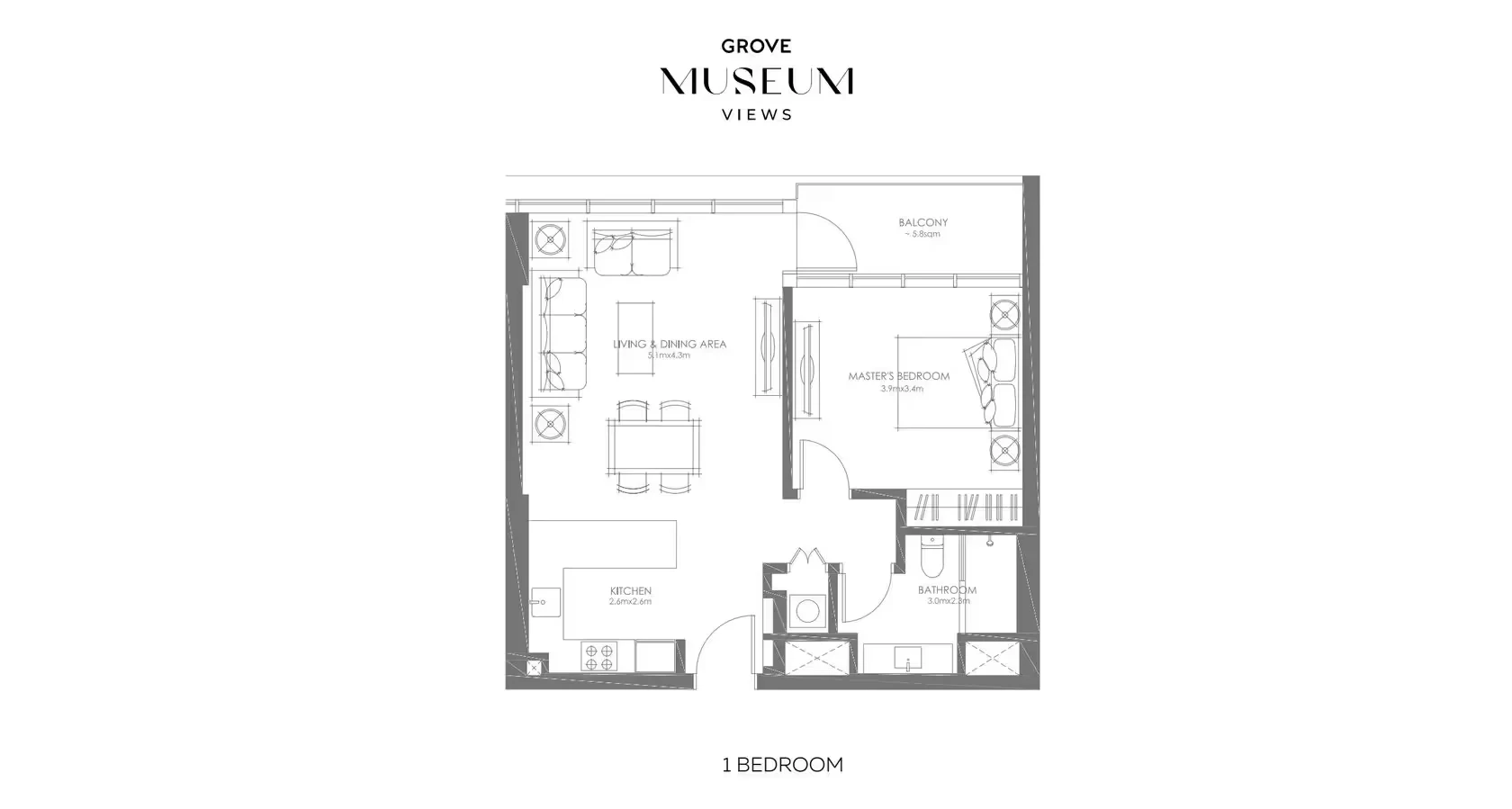 Grove Museum Views: published floor plan 2