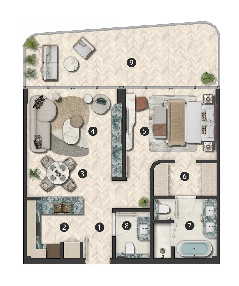 Hilton Residences: project gallery image 19