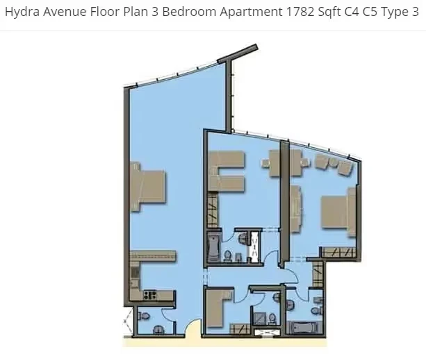 Hydra Avenue: published floor plan 4