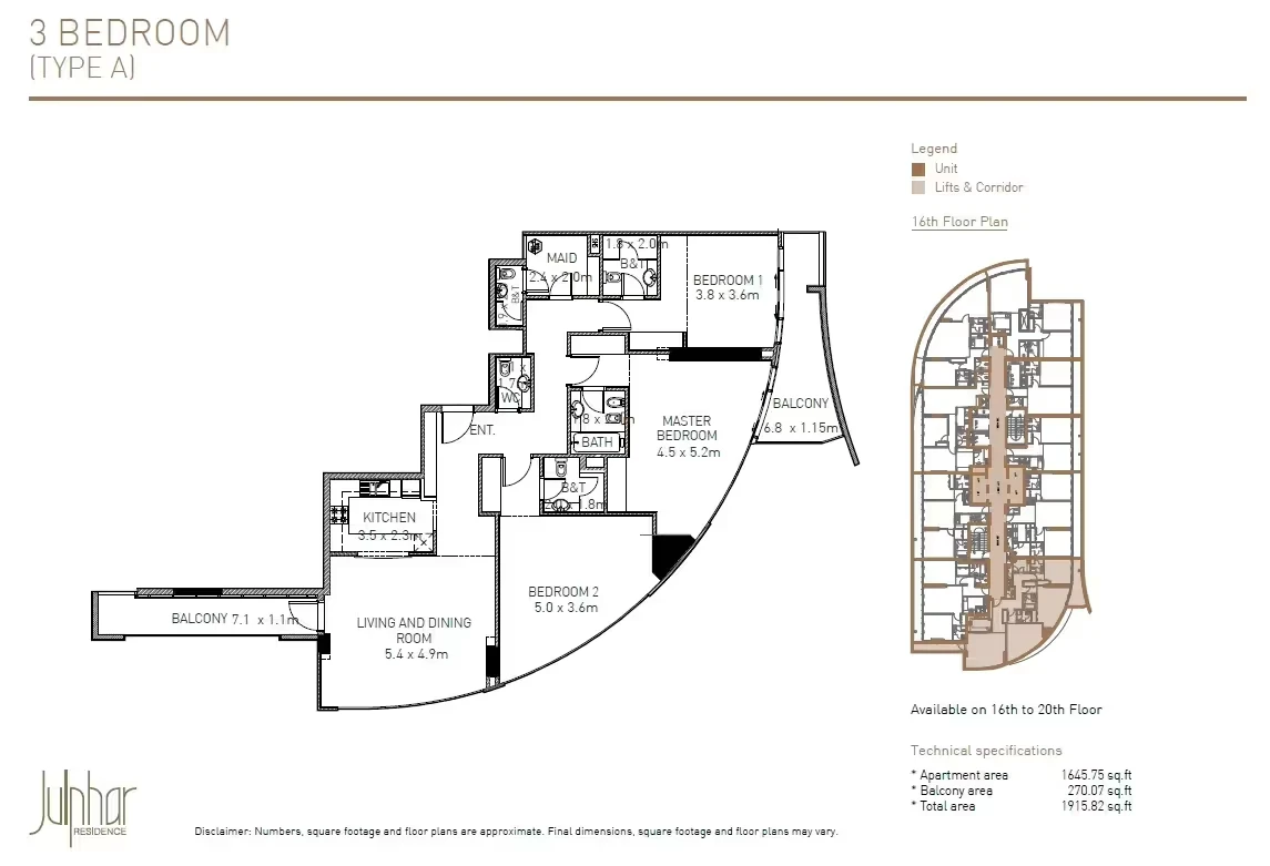 Julphar Residence: published floor plan 4