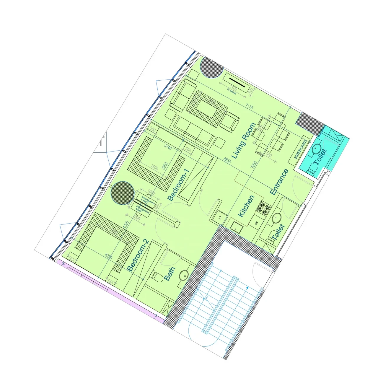 Leaf Tower: published floor plan 2