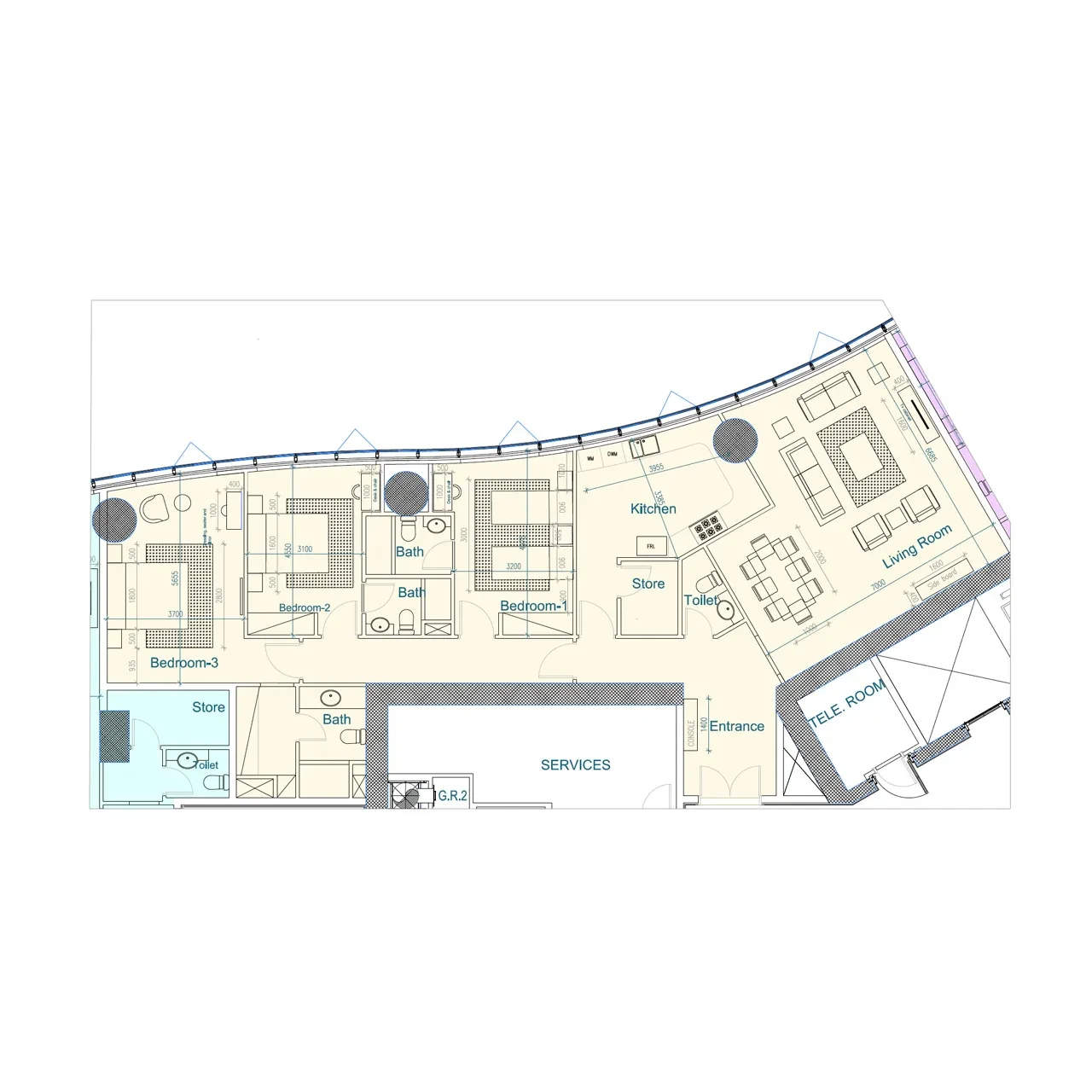 Leaf Tower: published floor plan 3
