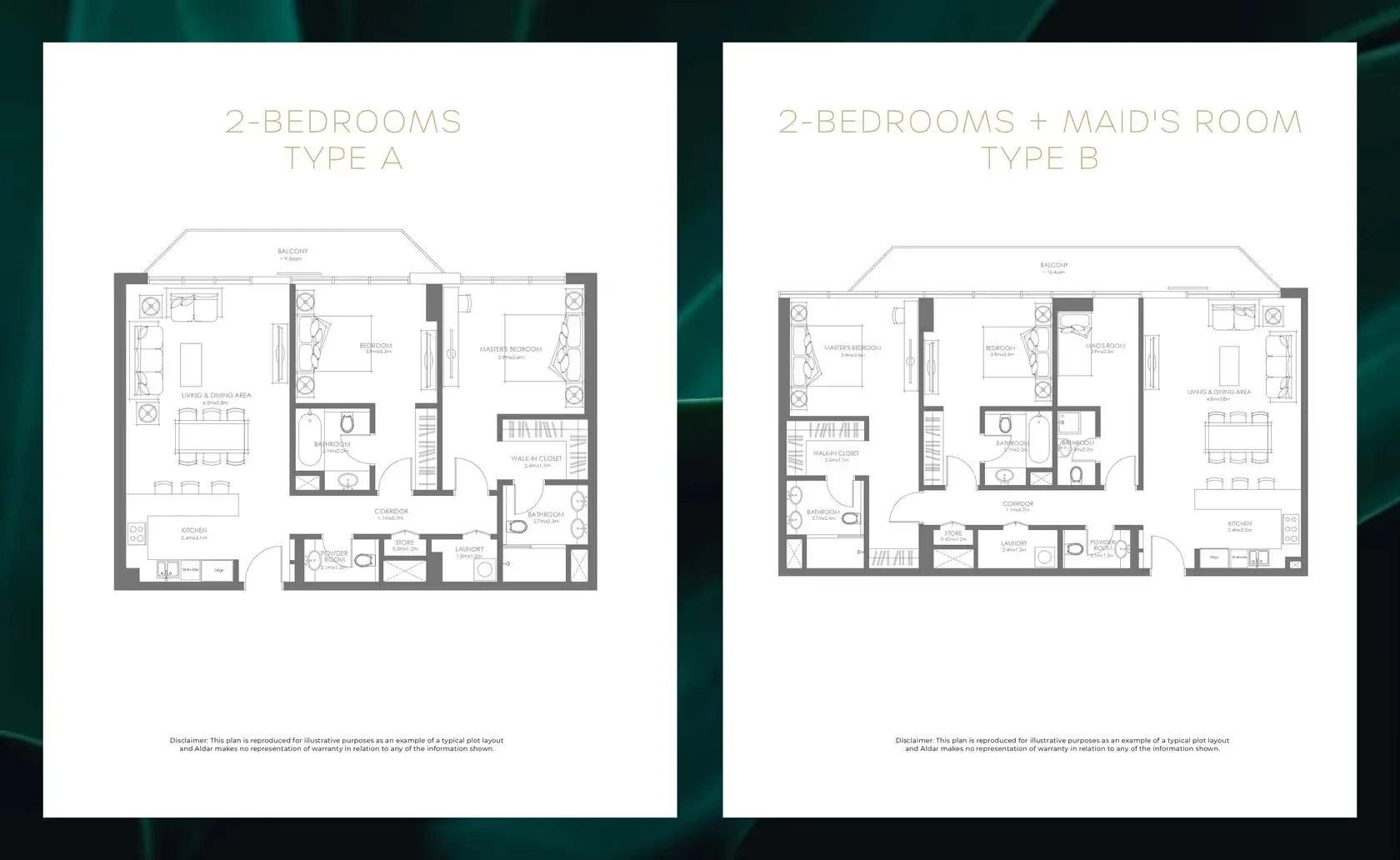 Louvre Abu Dhabi Residences: published floor plan 3
