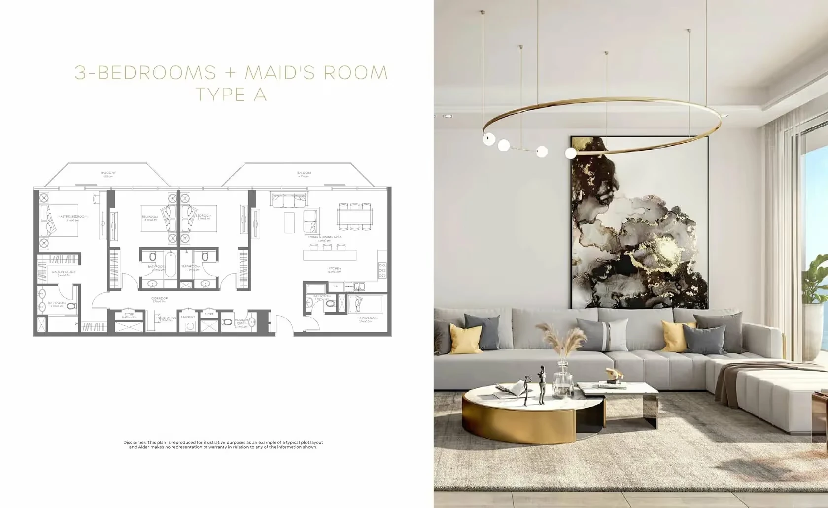 Louvre Abu Dhabi Residences: published floor plan 4