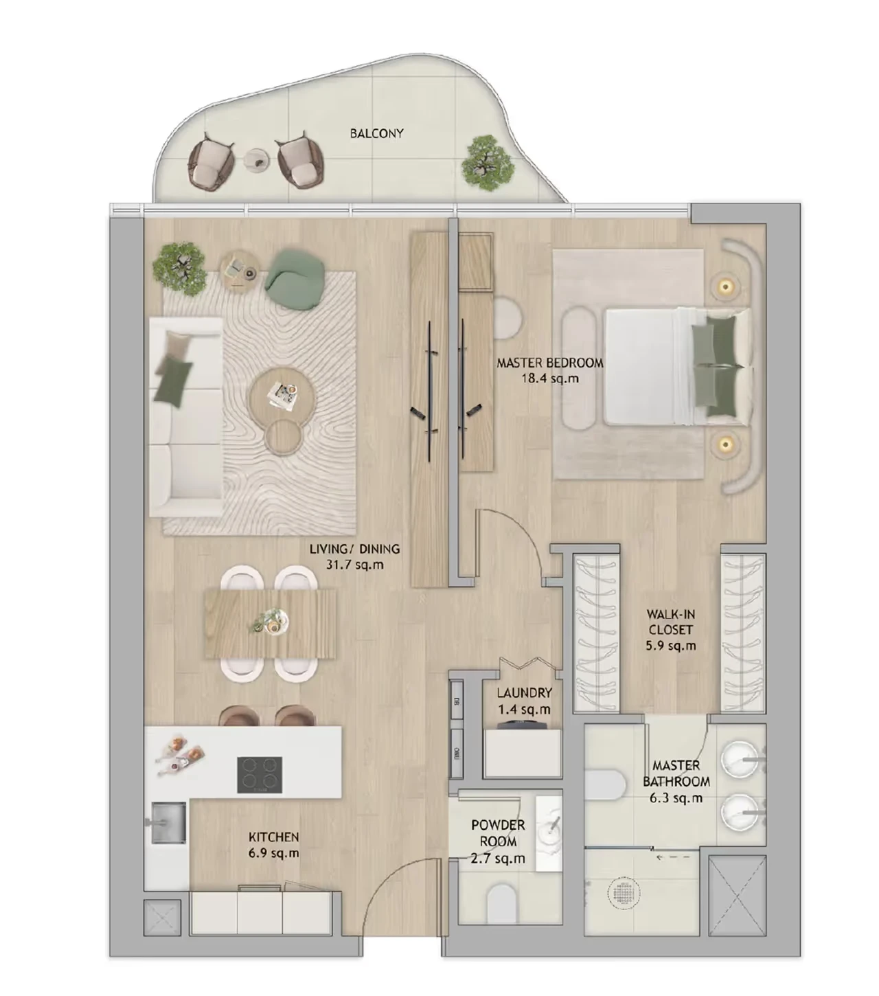 Mamsha Gardens: published floor plan 1