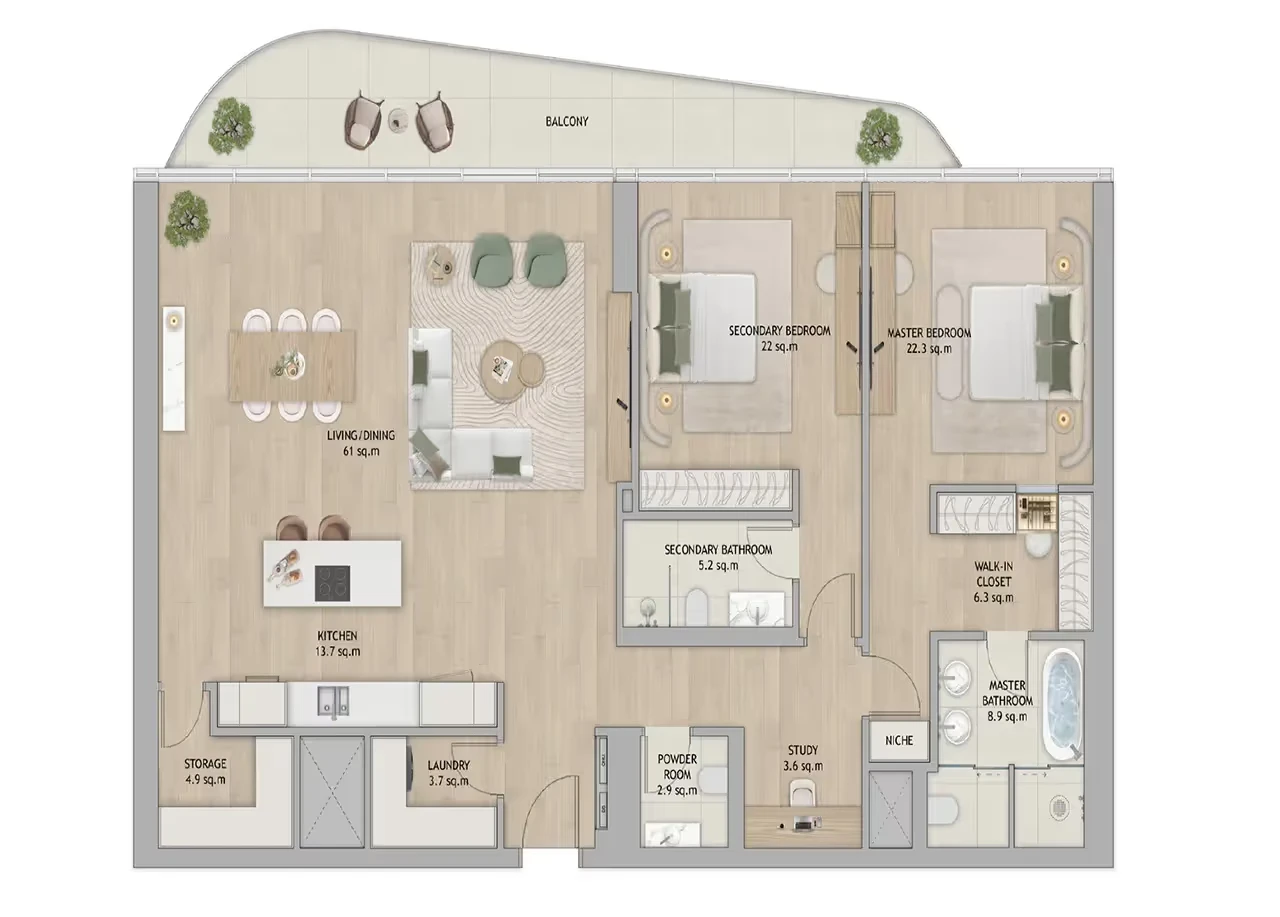 Mamsha Gardens: published floor plan 2