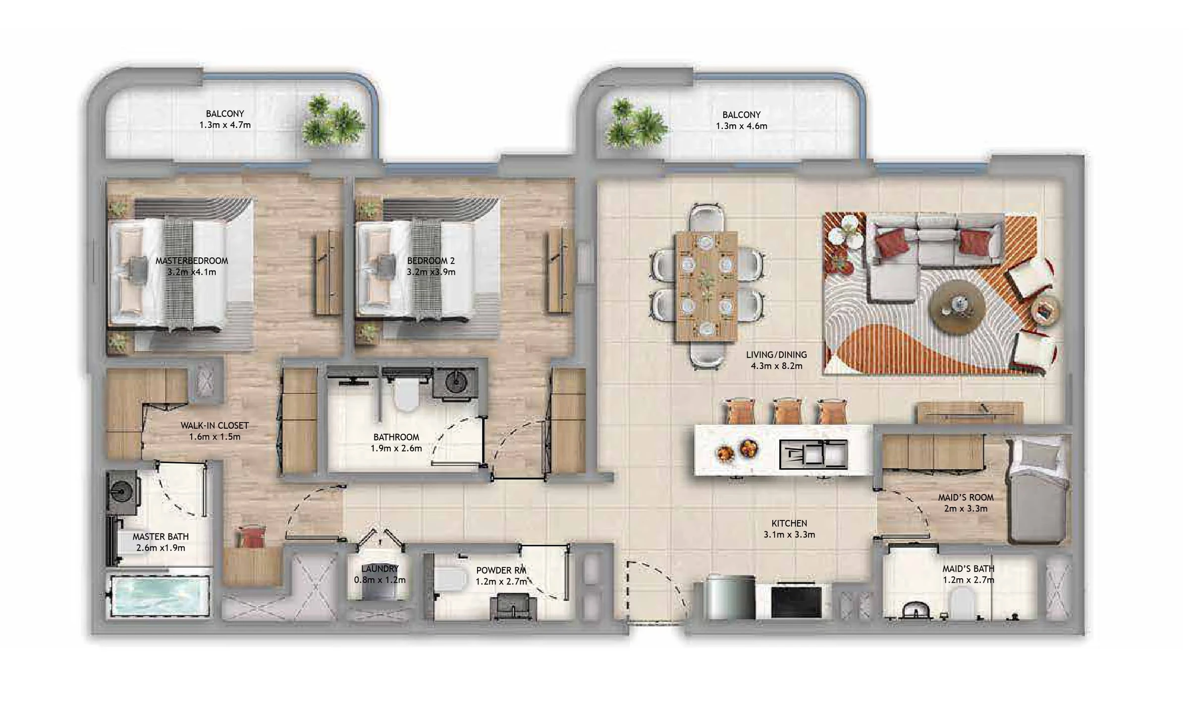Manarat Living: published floor plan 14