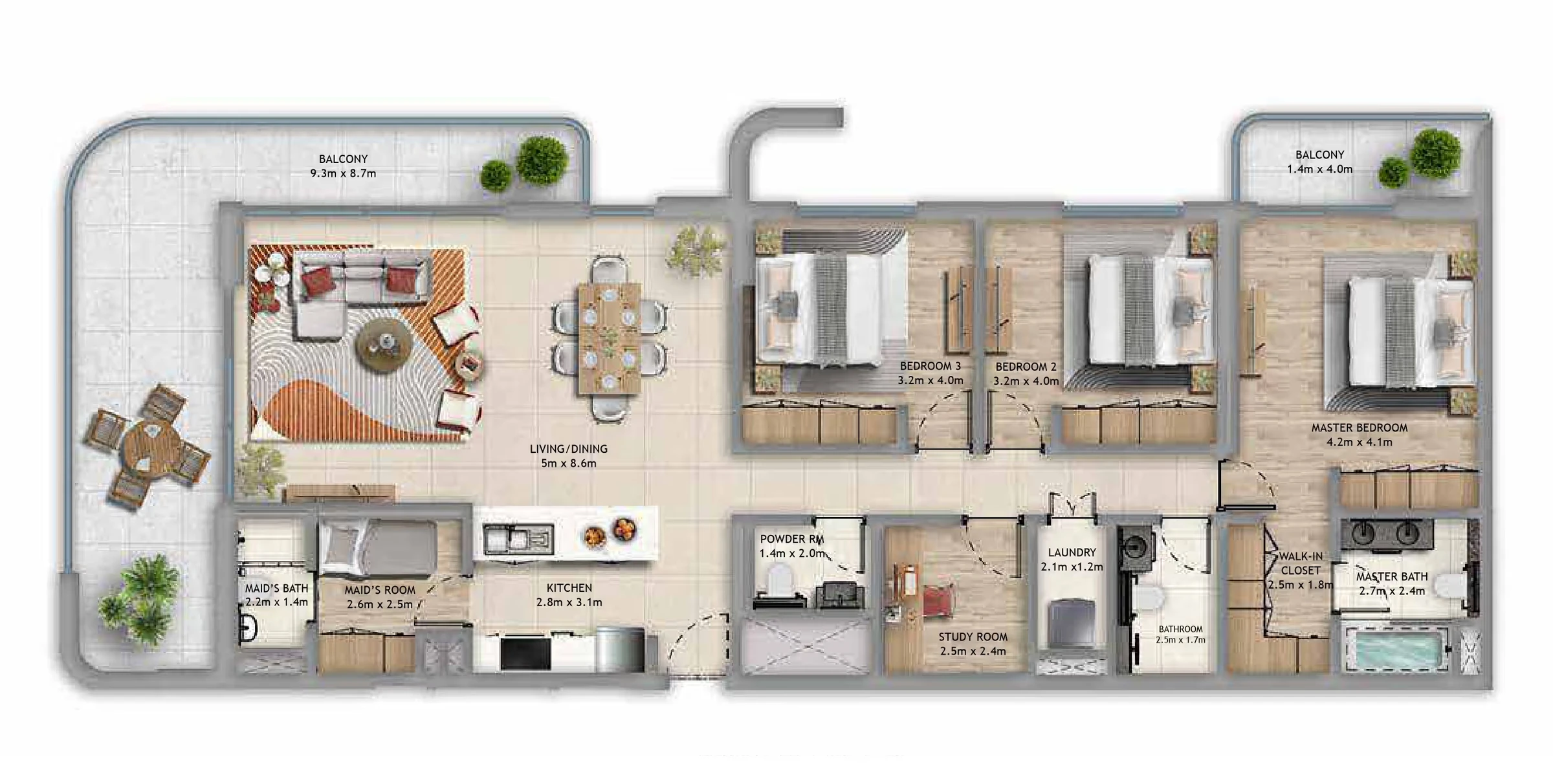 Manarat Living: published floor plan 16