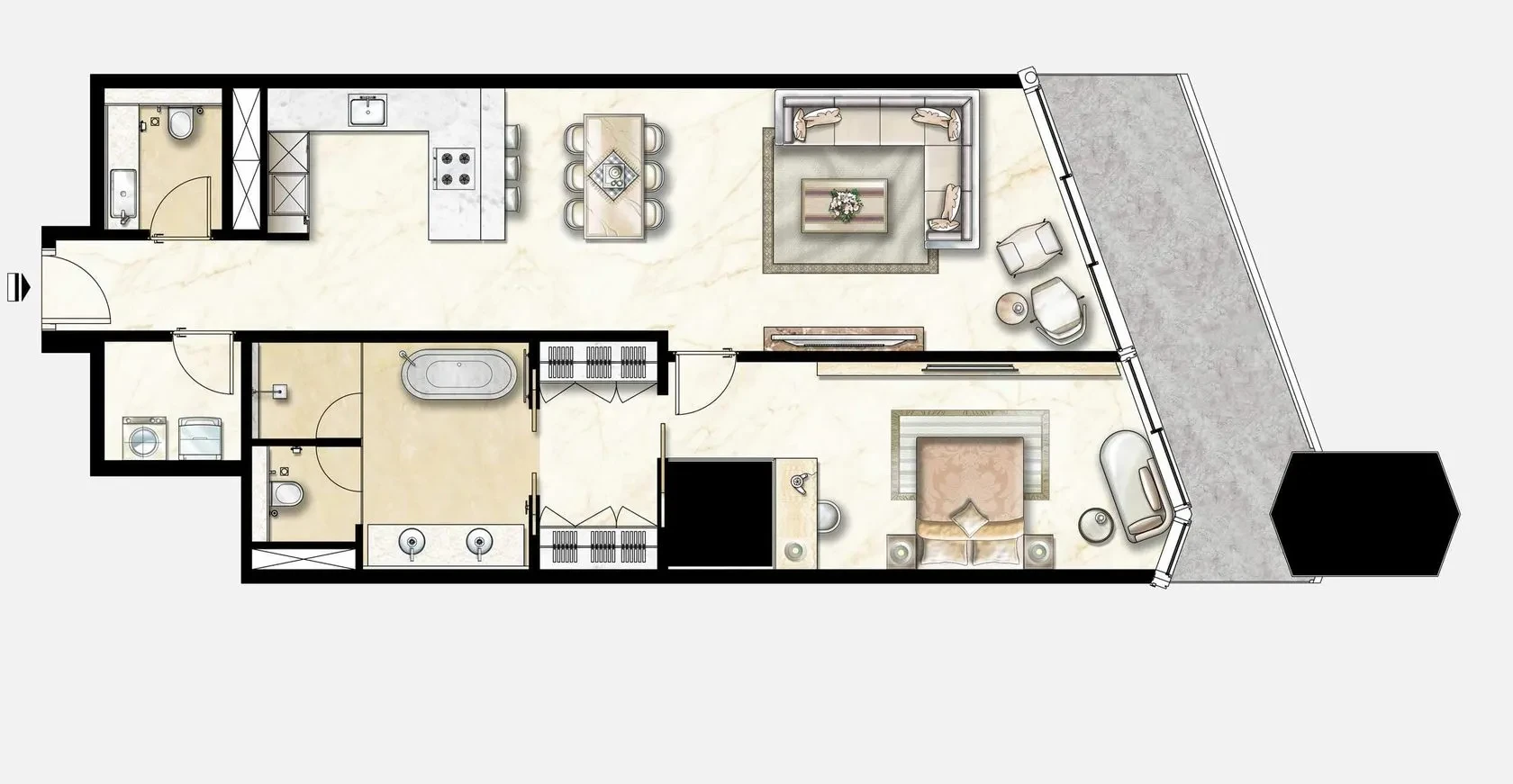 Maryah Plaza: published floor plan 2