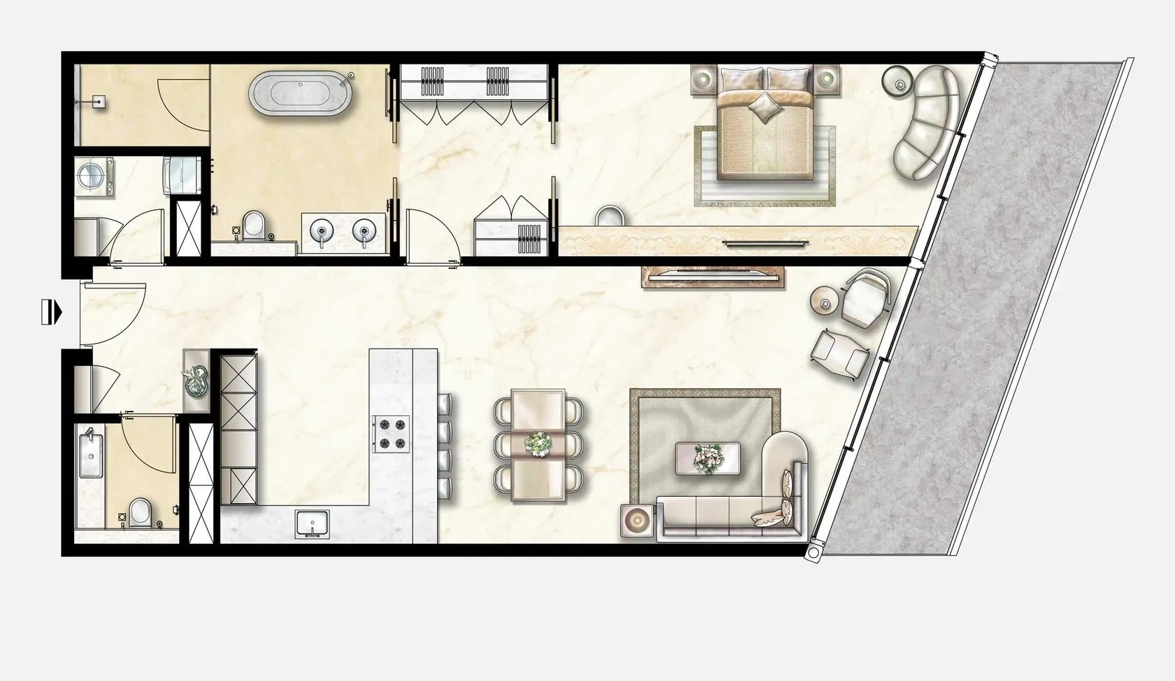 Maryah Plaza: published floor plan 3