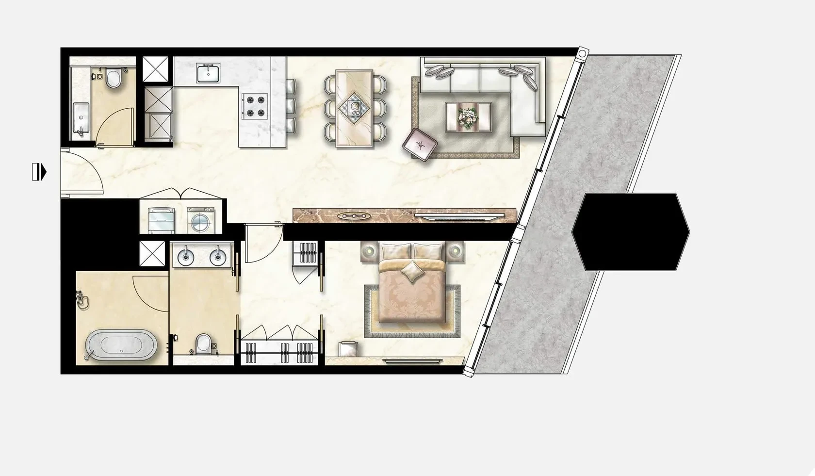 Maryah Plaza: published floor plan 4