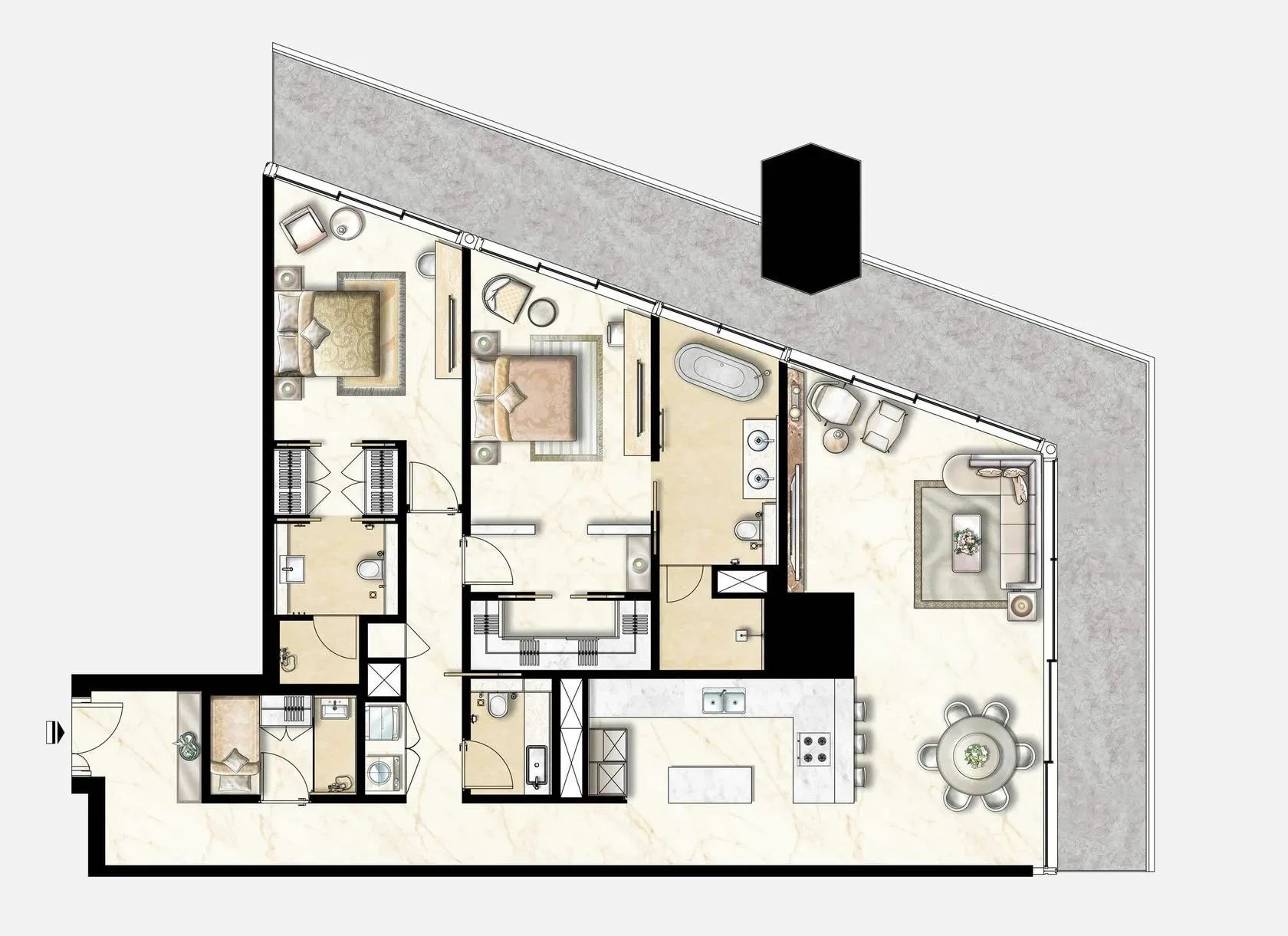 Maryah Plaza: published floor plan 5