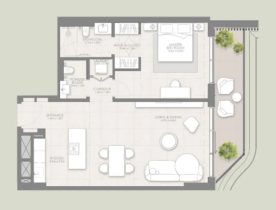 Muheira: published floor plan 1