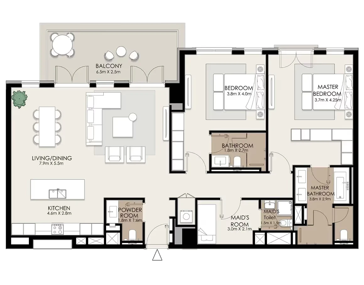 Nawayef Park Views: published floor plan 2
