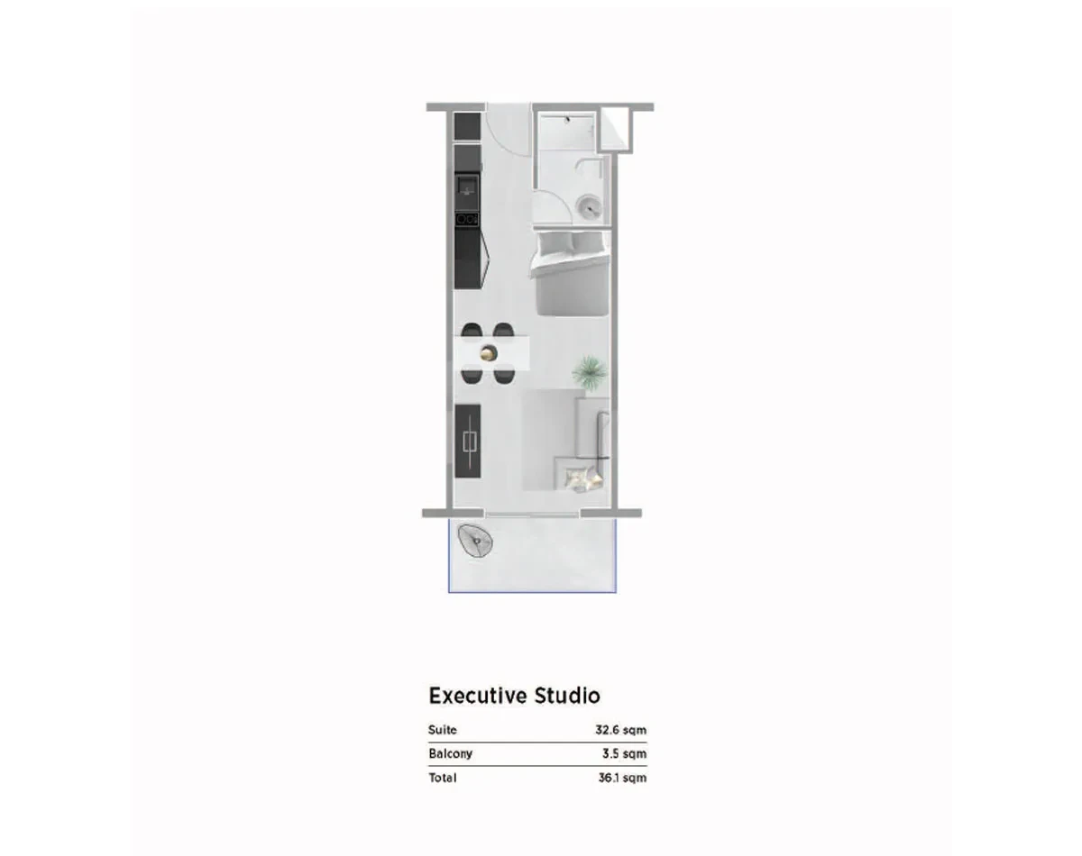Oasis Residence One: published floor plan 1