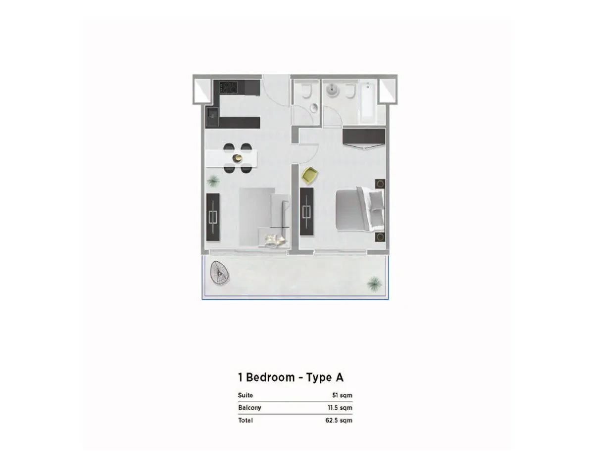 Oasis Residence One: published floor plan 2