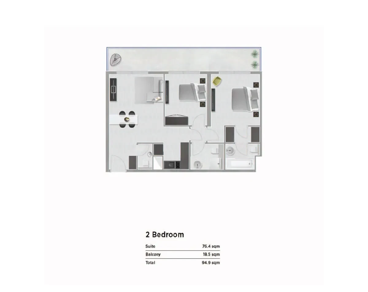 Oasis Residence One: published floor plan 3