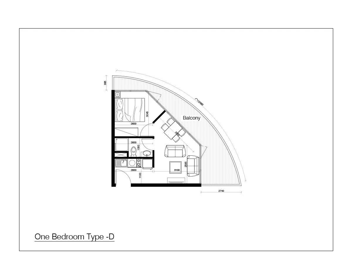 Oasis Residence Two: published floor plan 1