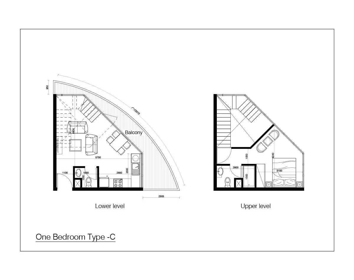 Oasis Residence Two: published floor plan 2