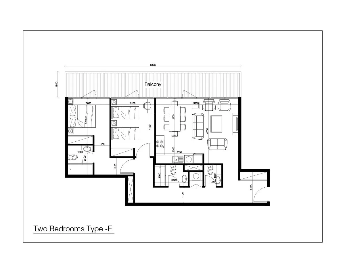 Oasis Residence Two: published floor plan 5