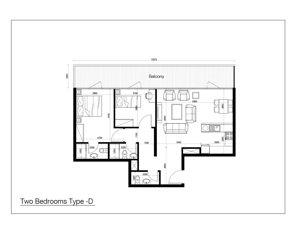 Oasis Residence Two: published floor plan 6