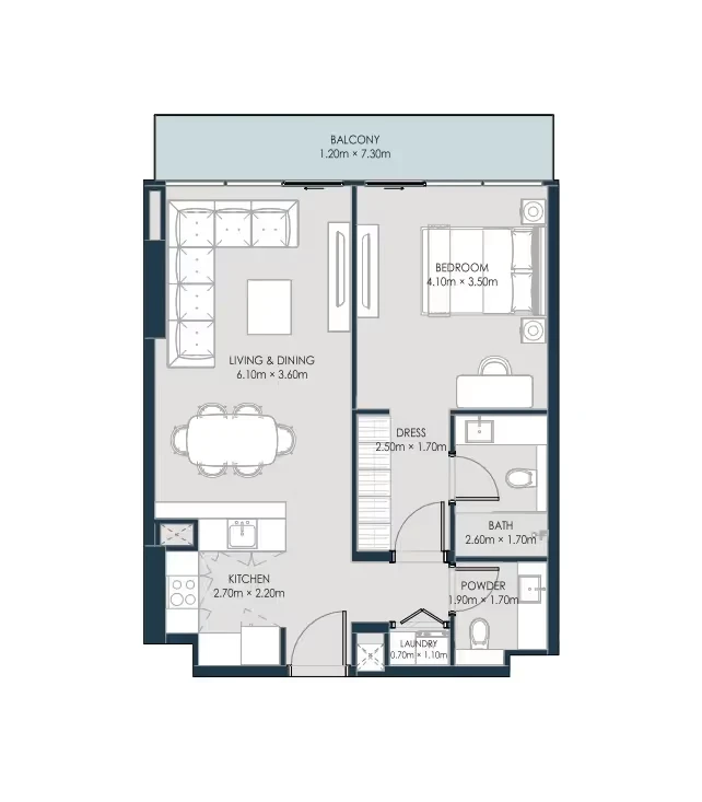 Opula Residences: published floor plan 2