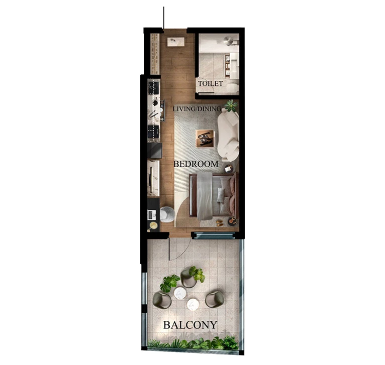 Radiant Garden: published floor plan 1