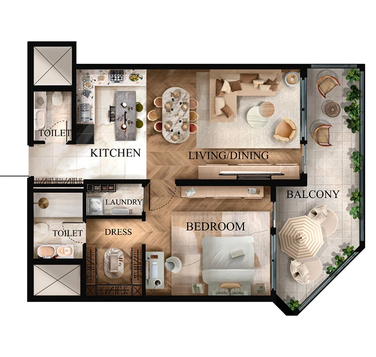 Radiant Garden: published floor plan 2