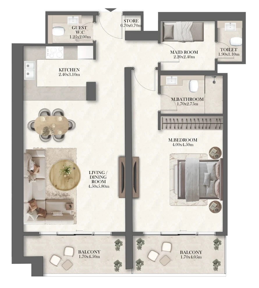Radisson Residences: published floor plan 2