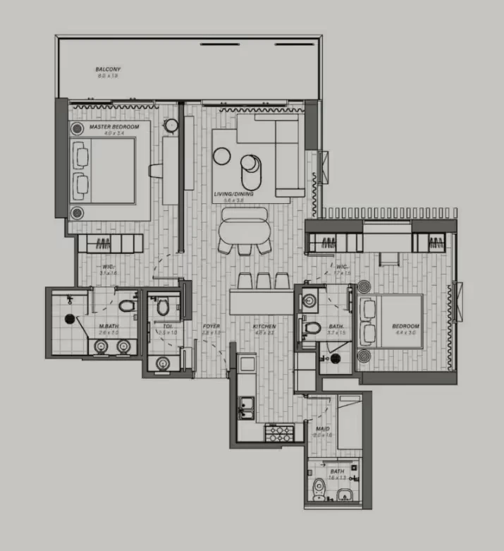 Reem Eleven: published floor plan 3