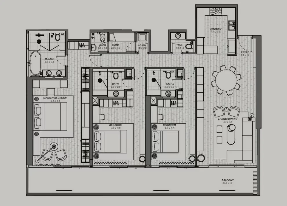 Reem Eleven: published floor plan 4