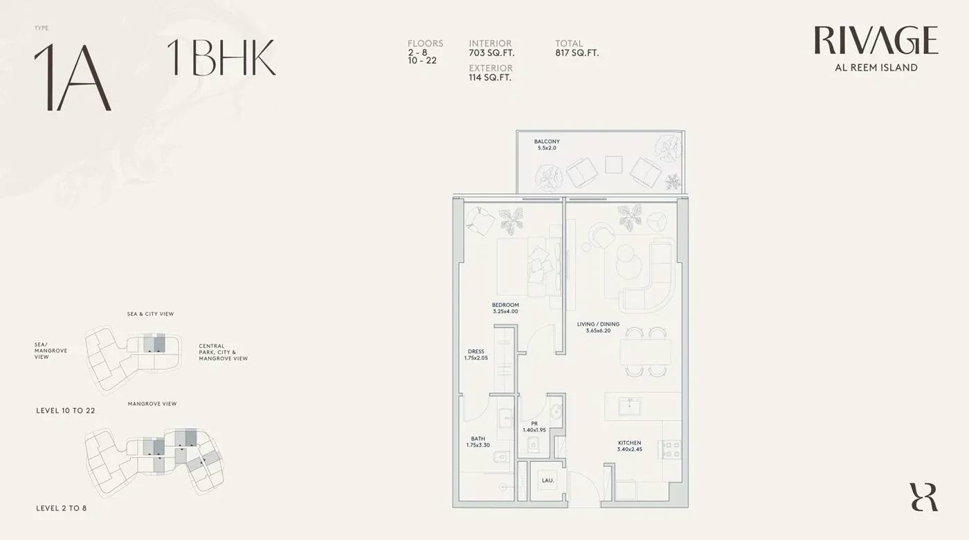 Rivage: published floor plan 1