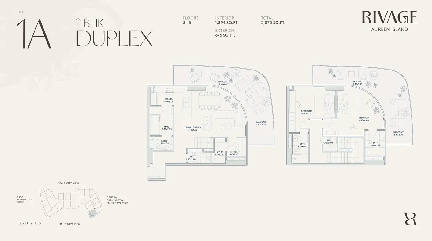 Rivage: published floor plan 3